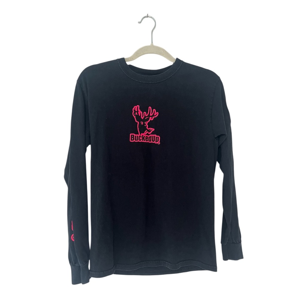 “Bucked Up” Long Sleeve Tee Black